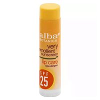 Alba Botanica Lip Balm, Very Emollient Spf 25, 0.15 Ounce