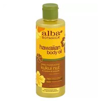 Alba Botanica Hawaiian Body Oil Kukui Nut - 8.5 Fl Oz, 8.5 Ounce