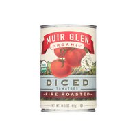 Muir Glen Organic Fire Roasted Diced Tomatoes, 14.5 Ounce