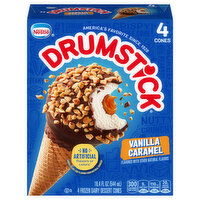 Drumstick Vanilla Caramel, 4 Each