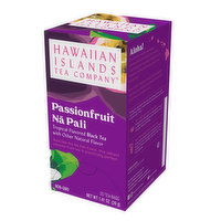 Hawaiian Islands Tea Na Pali Passion Fruit Black Tea Bags, 20 Each