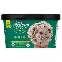 Alden's Organic Ice Cream, Mint Chip, 48 Ounce