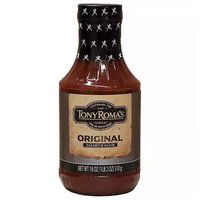 Tony Roma Barbecue Sauce, Original, 18 Ounce