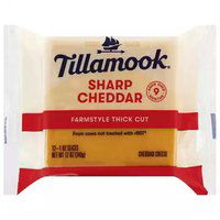 Tillamook Sharp Cheddar Slices, 12 Ounce