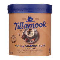 Tillamook Coffee Almond Fudge Ice Cream, 48 Ounce