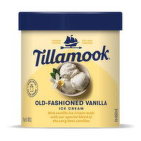 Tillamook Old Fashioned Vanilla Ice Cream, 48 Ounce