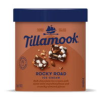 Tillamook Rocky Road Ice Cream, 48 Ounce