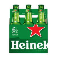 Heineken Lager Beer, Bottles (Pack of 6), 72 Ounce