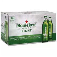 Heineken Light, Bottles (Pack of 18), 216 Ounce