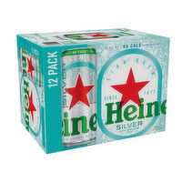 Heineken Silver Cans (12-pack), 144 Ounce