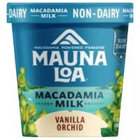 Mauna Loa Macadamia Milk Non-Dairy Ice Cream, Vanilla Orchid, 16 Ounce