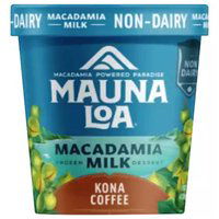 Mauna Loa Macadamia Milk Non-Dairy Ice Cream, Kona Coffee, 16 Ounce