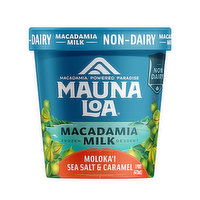 Mauna Loa Macadamia Milk Non-Dairy Ice Cream, Molokai Sea Salt Caramel, 16 Ounce