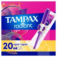 Tampax Tampons Regular Absorbency, Unscented, 20 Each