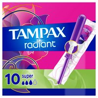 Tampax Tampons Super Cardboard Applicator, 10 Each