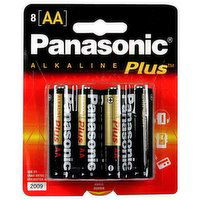 Panasonic Alkaline Plus Battery, AA, 1.5V, 1 Each