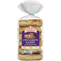 Oroweat Cinnamon Raisin Sliced English Muffins, 14 Ounce