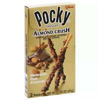 Pocky Almond Crush Biscuit Sticks, Chocolate Cream, 1.45 Ounce
