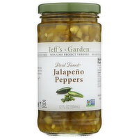 Jeff's Garden Diced Tamed Jalapeno Peppers, 12 Ounce