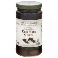 Jeff's Organic Greek Kalamata Sliced Olives, 7 Ounce