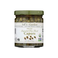 Jeff's Organic Imported Non-Pareil Capers, 6 Ounce