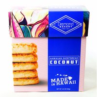 Diamond Bakery Hawaiian Shortbread Cookies, Coconut, 4.4 Ounce