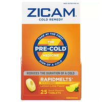 Zicam Cold Rap Melt Echin 25, 25 Each
