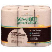 Seventh Generation Brown Paper Towels, 6 Each