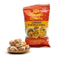 Hawaii Candy Ginger Puff Rice Cake, 3 Ounce