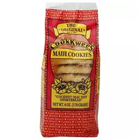 Cook Kwees Maui Coconut Macadamia Nut Shortbread Cookies, 6 Ounce