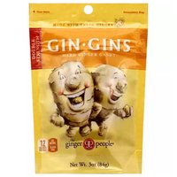 Ginger People Gin-Gins Hard Ginger Candy, Double Strength, 3 Ounce