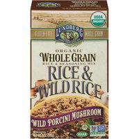 Lundberg Organic Whole Grain Wild Porcini Mushroom Rice & Wild Rice Seasoning Mix , 6 Ounce