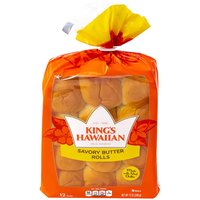 King's Hawaiian Savory Butter Rolls, 12 Ounce