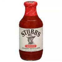 Stubb's All Natural BBQ Sauce, Spicy, 18 Ounce