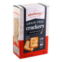 Absolutely Gluten Free Crackers Cracked Pepper, 4.4 Ounce