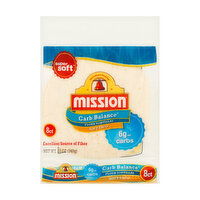 Mission Carb Balance Soft Taco Flour Tortillas, 8-count, 12 Ounce