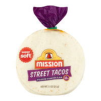 Mission Street Tacos Super Soft Flour Tortillas, 12 count, 11 Ounce