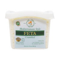 Belfiore Mediterranean Style Feta Crumbled, 12 Ounce