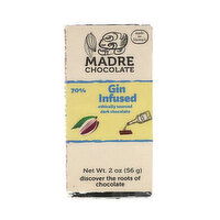 Madre Gin Infused 70% Chocolate Bar, 2 Ounce