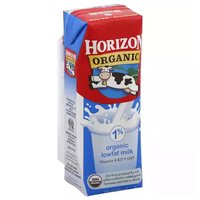 Horizon Organic Milk, Lowfat Original, 8 Ounce