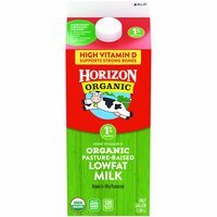 Horizon Organic Milk, 1% Low-fat, 64 Ounce