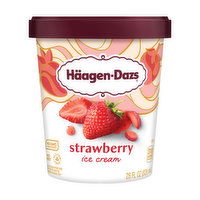 Haagen-Dazs Ice Cream, Strawberry, 28 Ounce