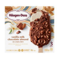 Haagen-Dazs Bars, Vanilla Chocolate Almond, 3 Each