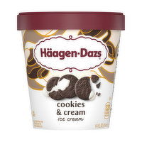 Haagen-Dazs Ice Cream, Cookies & Cream, 14 Ounce