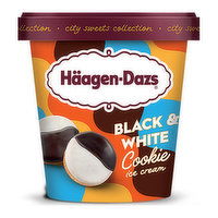 Haagen-Dazs Ice Cream Black & White Cookie Ice Cream, 14 Ounce