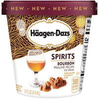 Haagen-Dazs Ice Cream, Bourbon Praline Pecan, 14 Ounce