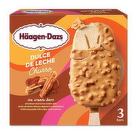 Haagen-Dazs Dulce De Leche Churro Ice Cream Bar, 3 Each