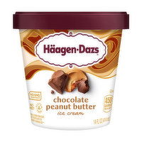 Haagen-Dazs Ice Cream, Chocolate Peanut Butter, 14 Ounce