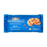 Ghirardelli Premium Milk Chocolate Baking Chips, 12 Oz, 12 Ounce