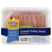 Foster Farms Ground Turkey Breast, 1 Pound